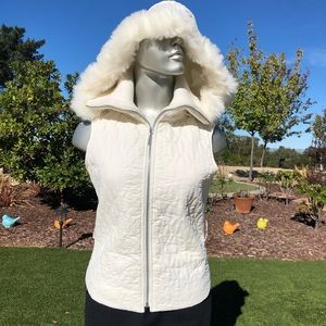 NWT Bebe Hooded Vest